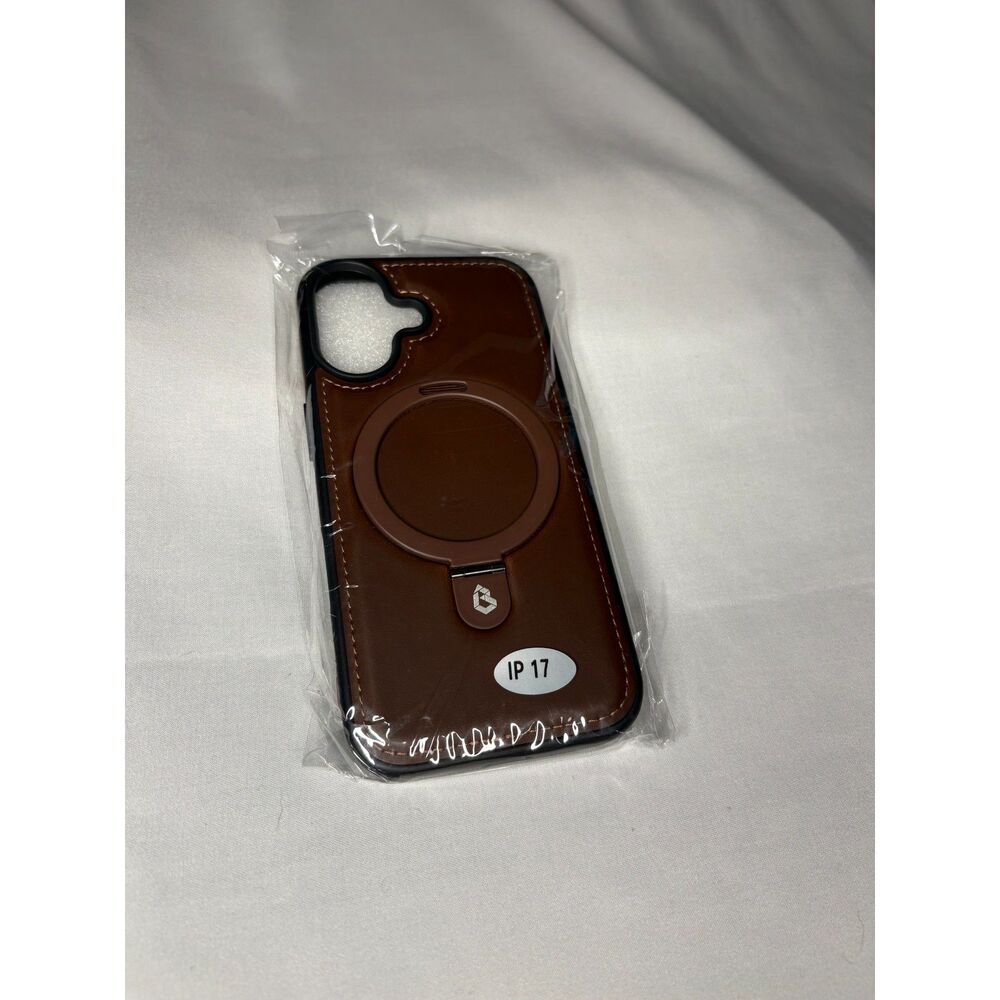 iPhone 17 leather phone case